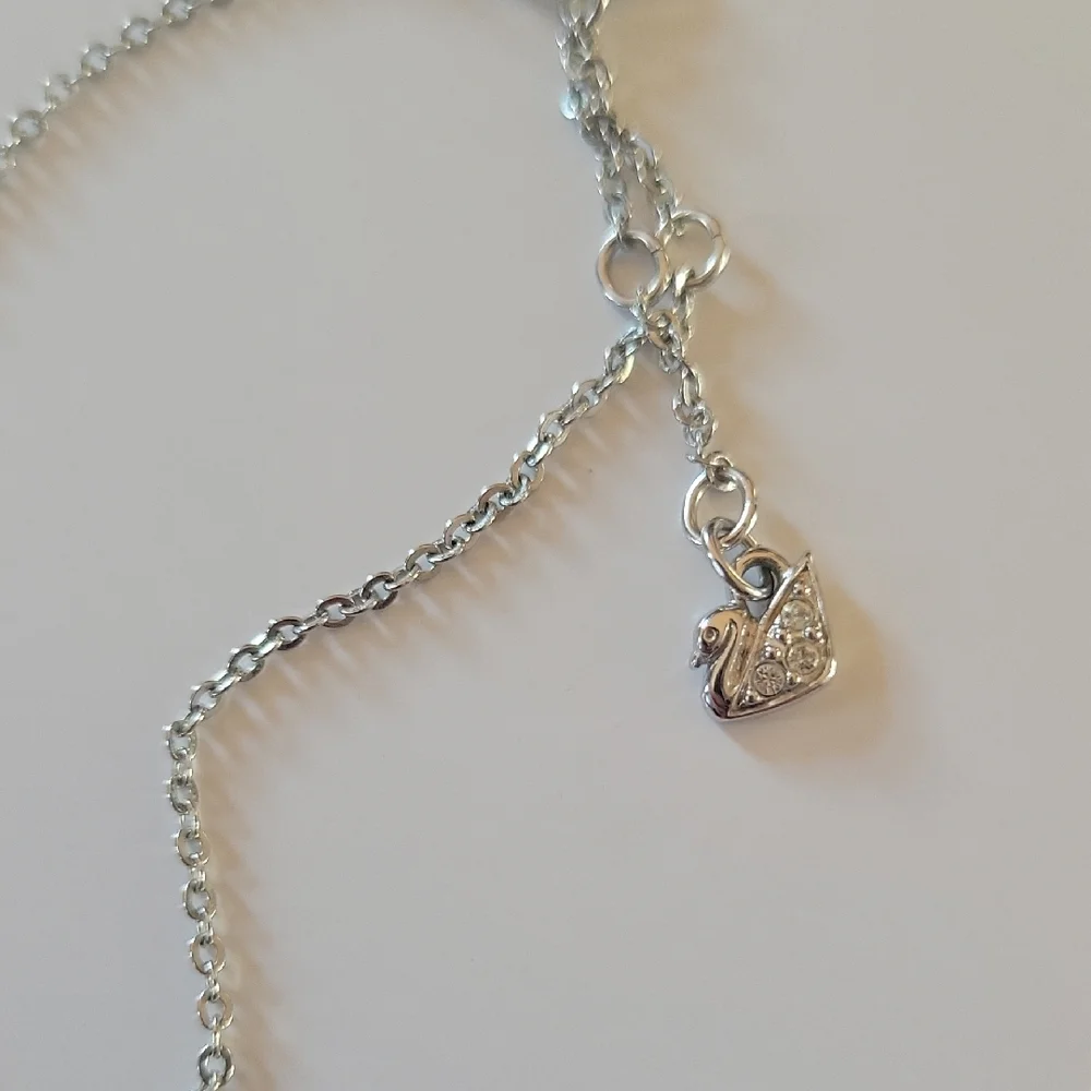 Swarovski Pink Tint Crystal Necklace - Picture 4 of 11